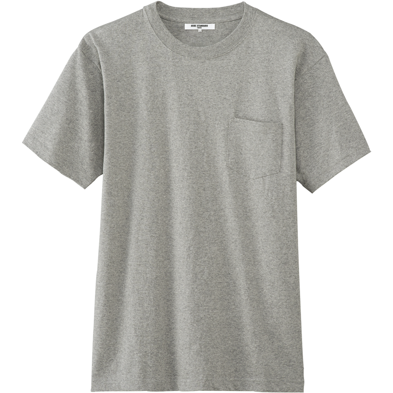 ティーエッチエス ポケットTシャツ AS8545 ライトグレー LL 1枚/袋（ご注文単位1袋）【直送品】
