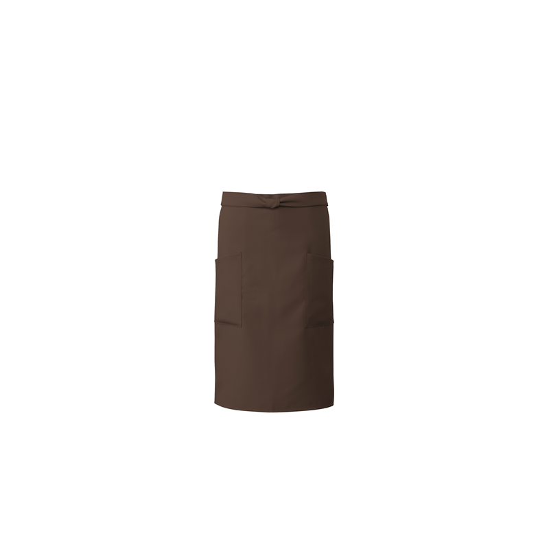 ティーエッチエス 腰下エプロン B SS200 ブラウン フリー 1枚/袋（ご注文単位1袋）【直送品】