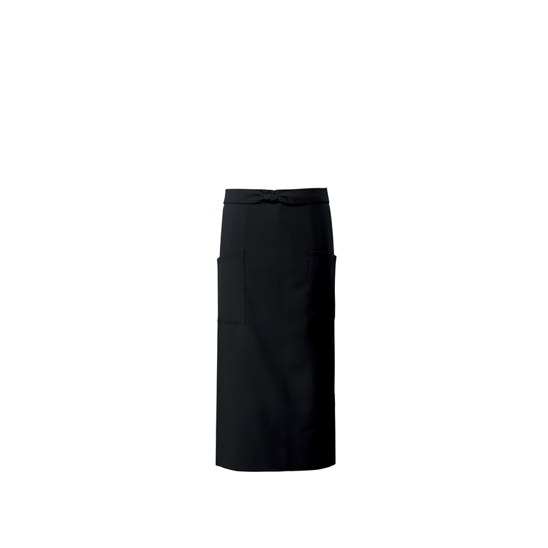 ティーエッチエス ソムリエエプロン B SS201 ブラック フリー 1枚/袋（ご注文単位1袋）【直送品】
