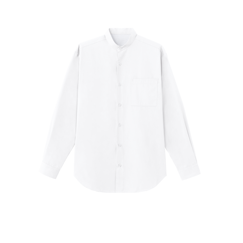 ティーエッチエス シャツ長袖 B SS207 ホワイト SS 1枚/袋（ご注文単位1袋）【直送品】
