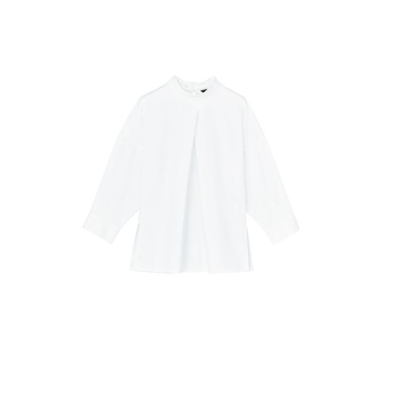 ティーエッチエス バックオープンシャツ RW0004 ホワイト SS 1枚/袋（ご注文単位1袋）【直送品】