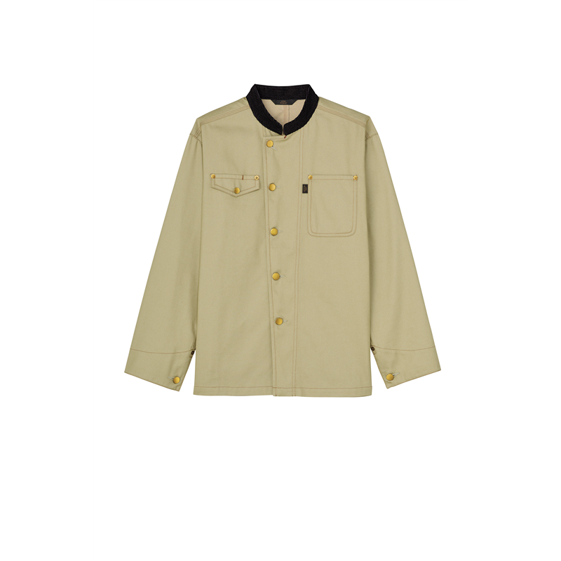 ティーエッチエス シャツジャケット長袖 RW0006 ベージュ M 1枚/袋(ご注文単位1袋)【直送品】