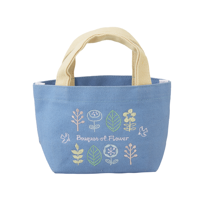 イナップ ナチュラルフラワー刺繍トート 16個/袋（ご注単位3袋）【直送品】