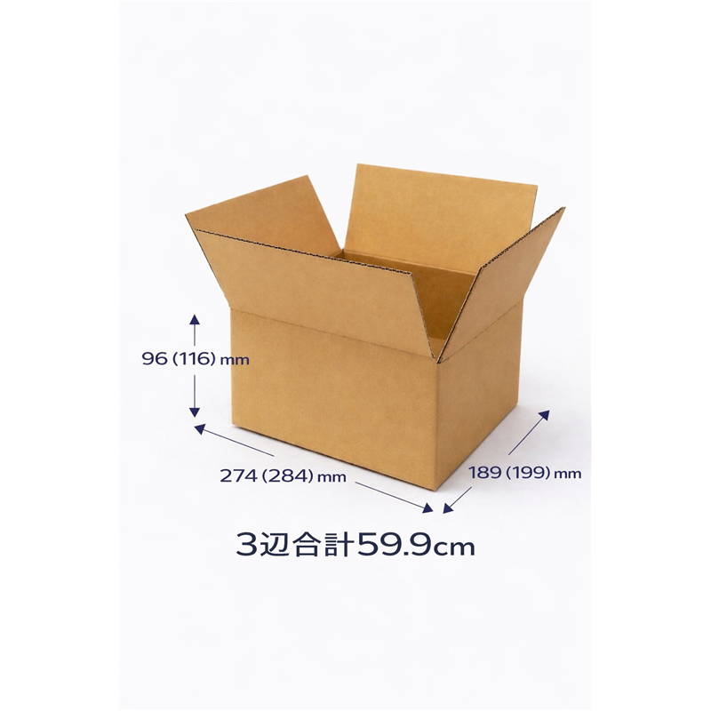 無地ダンボール  SAO B5用S 1枚（ご注文単位10枚)【直送品】