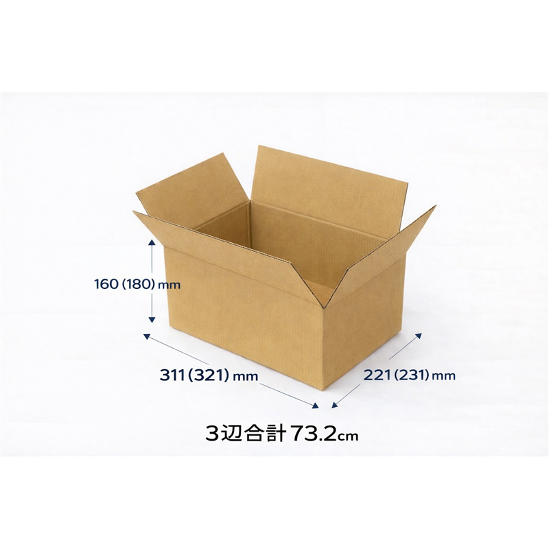 無地ダンボール SAK NO.1-1 1枚(ご注文単位10枚)【直送品】