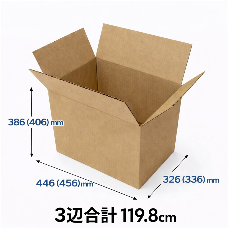 無地ダンボール  SAO A3用LL 1枚（ご注文単位10枚)【直送品】