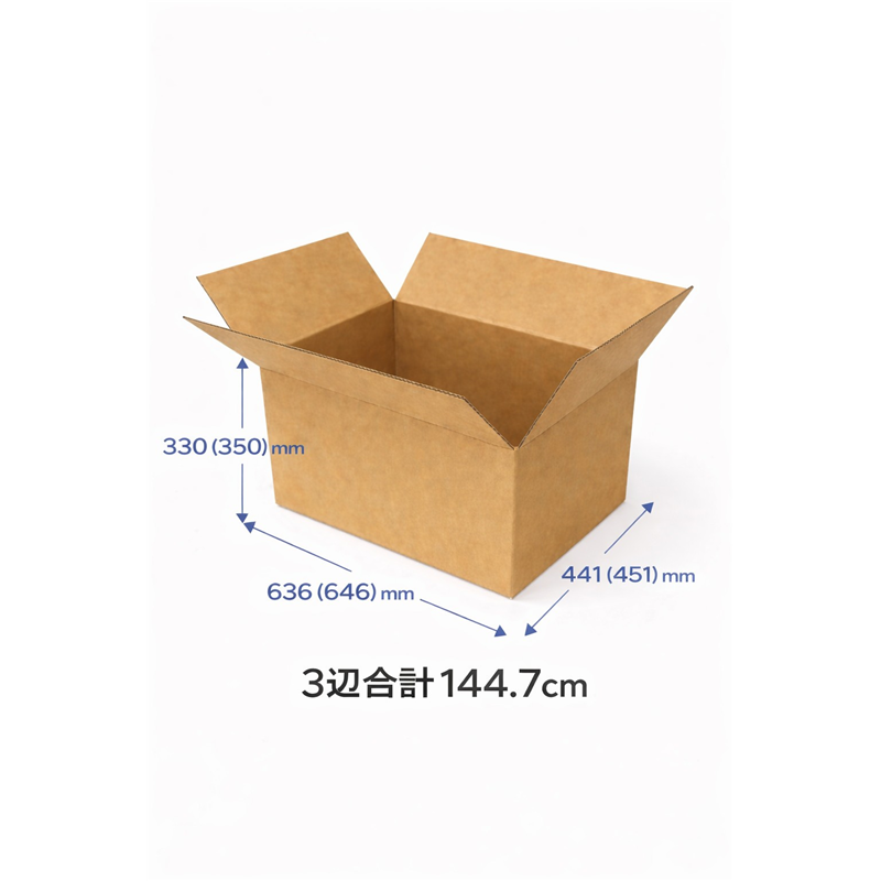 無地ダンボール  SAO 3LB 1枚（ご注文単位10枚)【直送品】
