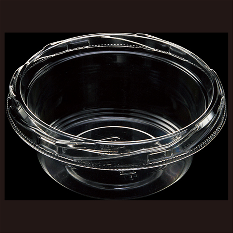 エフピコ 惣菜容器 SQ-丸 本体 100-130（V） 透明 50枚/袋（ご注文単位1袋）【直送品】