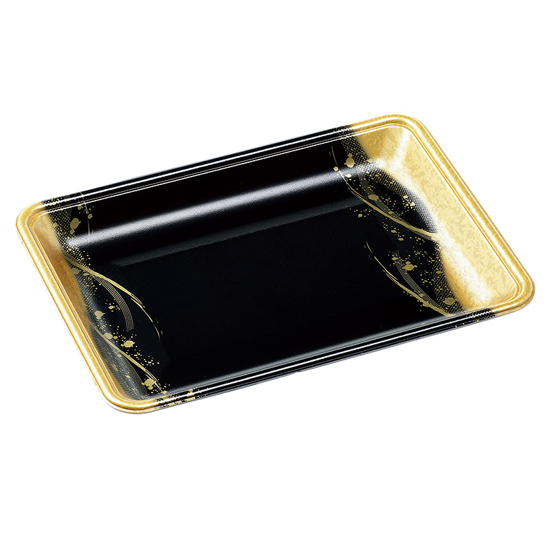 エフピコ 発泡トレー容器 FLB-Y18-25 エコ金絵巻 100枚/袋（ご注文単位1袋）【直送品】