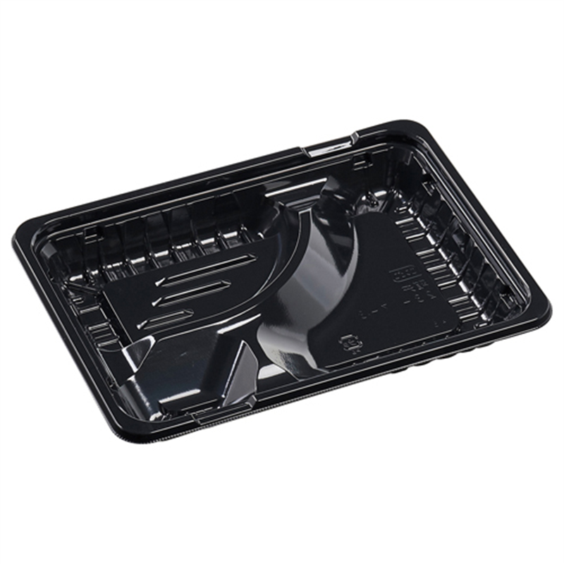 エフピコ 弁当容器 MSD箱弁 本体 23-17-3 黒 50枚/袋(ご注文単位1袋)【直送品】