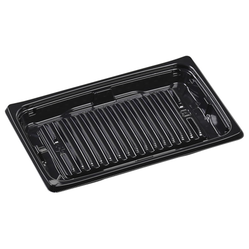 エフピコ 弁当容器 MSDプレイン 本体 20-13AG 黒 50枚/袋（ご注文単位1袋）【直送品】