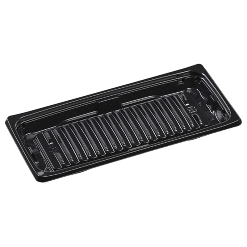 エフピコ 弁当容器 MSDプレイン 本体 24-11AG 黒 50枚/袋(ご注文単位1袋)【直送品】