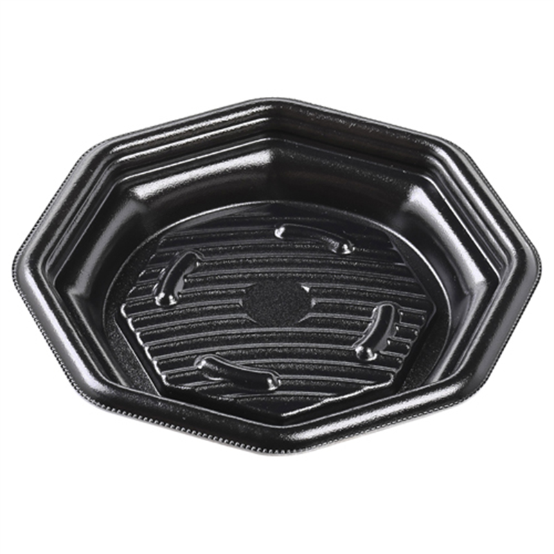 エフピコ 軽食容器 MFPグラブ八角 本体 18-18 黒 50枚/袋(ご注文単位1袋)【直送品】