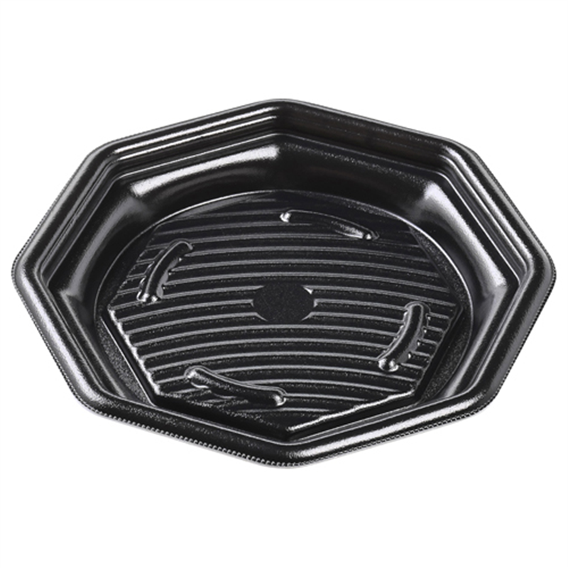 エフピコ 軽食容器 MFPグラブ八角 本体 21-21 黒 50枚/袋(ご注文単位1袋)【直送品】