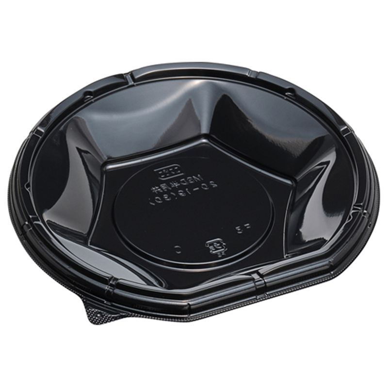 エフピコ 丼容器 MSD半月丼 本体 20-19(30) 黒 50枚/袋(ご注文単位1袋)【直送品】