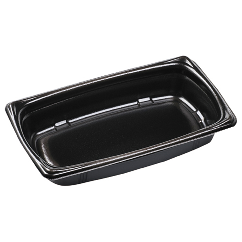 エフピコ 惣菜容器 MFP角デリ 本体 25-15(50) 黒W 25枚/袋(ご注文単位1袋)【直送品】