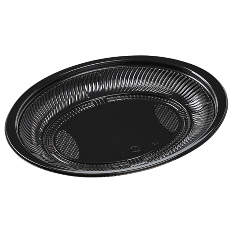 エフピコ プレート容器 MSD-ランチ 本体 74 黒 50枚/袋(ご注文単位1袋)【直送品】