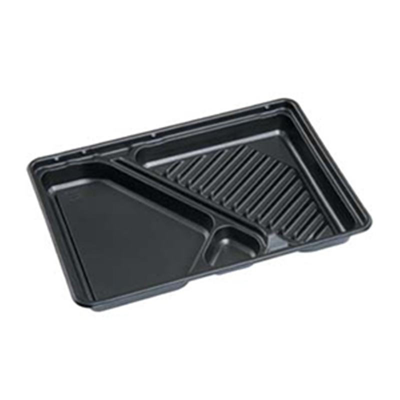エフピコ 弁当容器 HSIC-170-2 本体 黒 50枚/袋（ご注文単位1袋）【直送品】