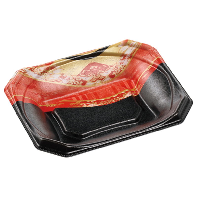 エフピコ 丼容器 MFPかぐら丼 本体 20-16浅 天神赤 50枚/袋（ご注文単位1袋）【直送品】