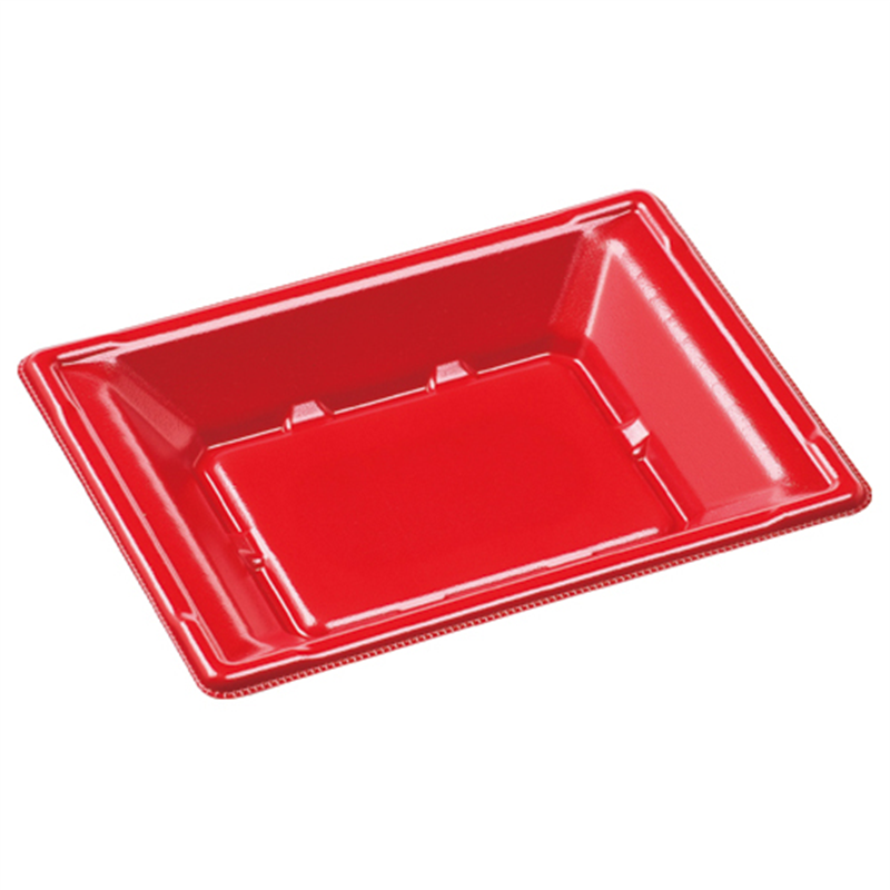 エフピコ 丼容器 MFP平舟丼 本体 19-15 赤黒 50枚/袋（ご注文単位1袋）【直送品】