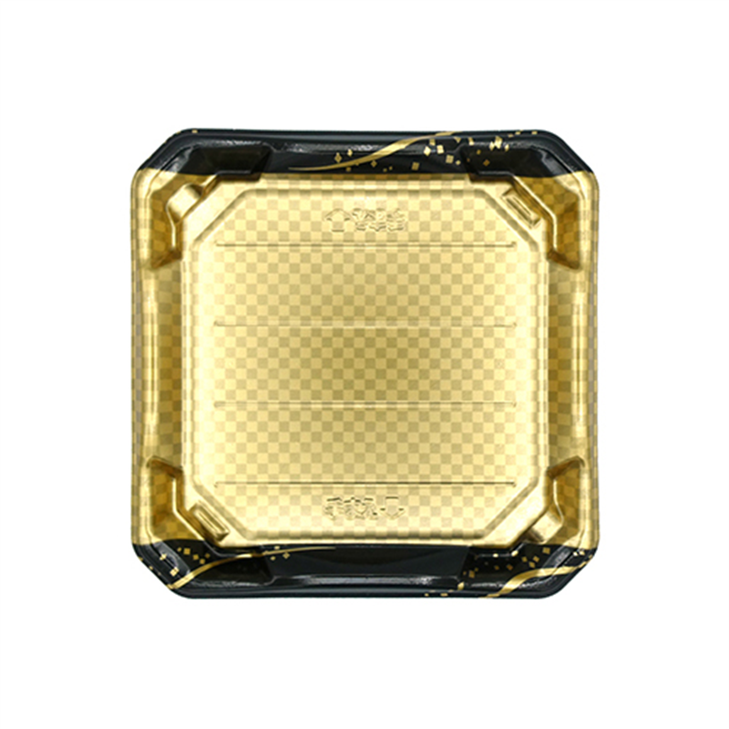 エフピコ 寿司容器 美彩 本体 28-28 箔市松金 10枚/袋（ご注文単位1袋）【直送品】