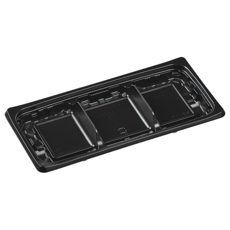 エフピコ 惣菜容器 FTプレイン 本体 22-11-3(20) 黒 50枚/袋(ご注文単位1袋)【直送品】