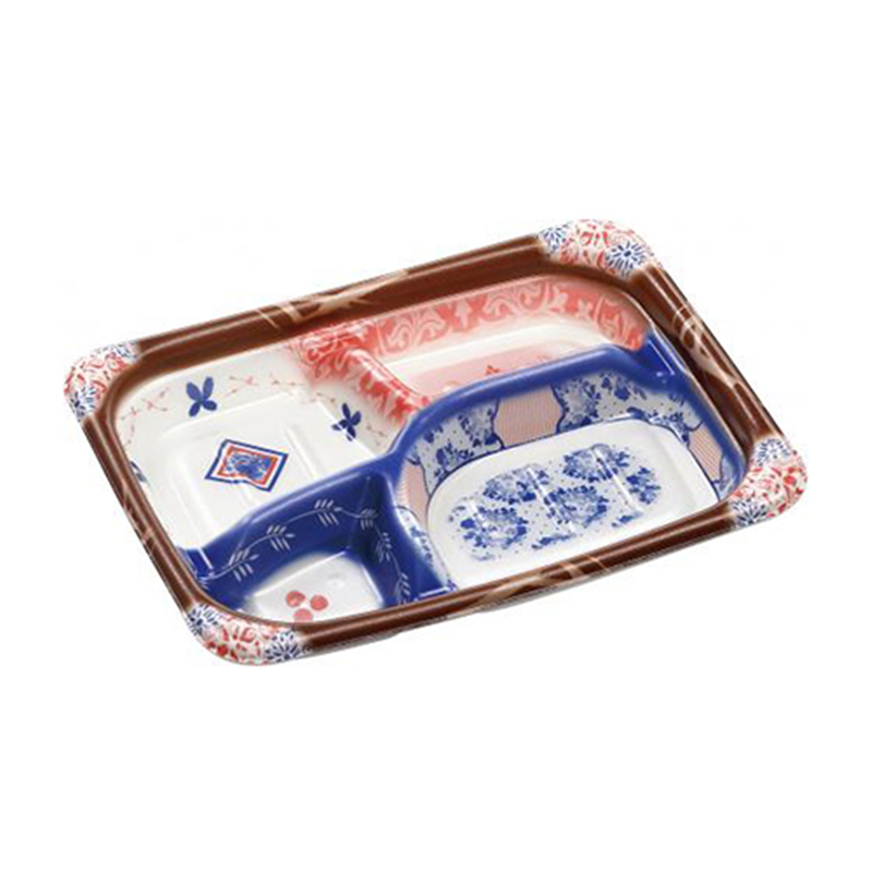 エフピコ 給食容器 HT 宅BEN-M20-15 花陶器-青 50枚/袋(ご注文単位1袋)【直送品】