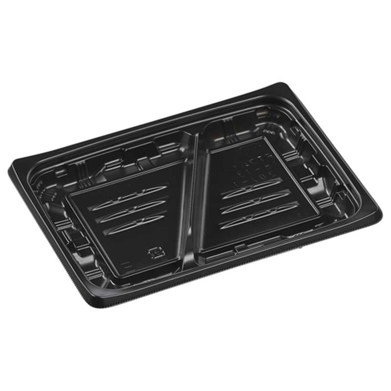 エフピコ 惣菜容器 FTプレイン 本体 18-13-1（20） 黒 50枚/袋（ご注文単位1袋）【直送品】