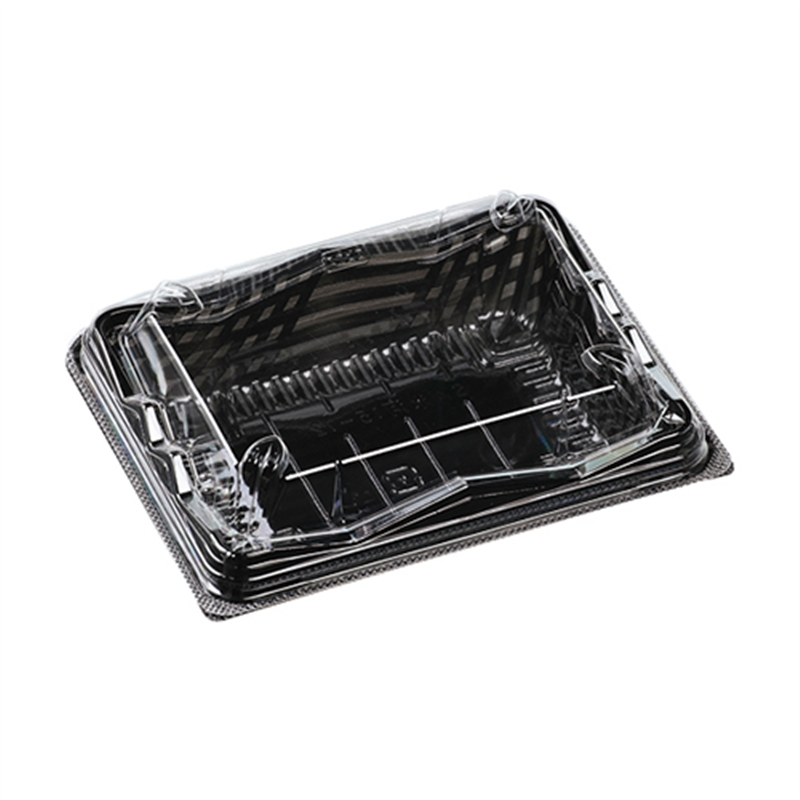 エフピコ 嵌合フードパック SA氷河 15-12 グレイス黒 50枚/袋(ご注文単位1袋)【直送品】