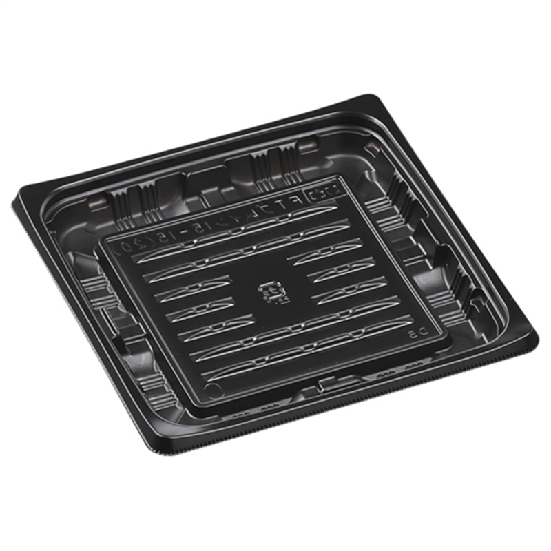 エフピコ 惣菜容器 FTプレイン 本体 15-15（20） 黒 50枚/袋（ご注文単位1袋）【直送品】