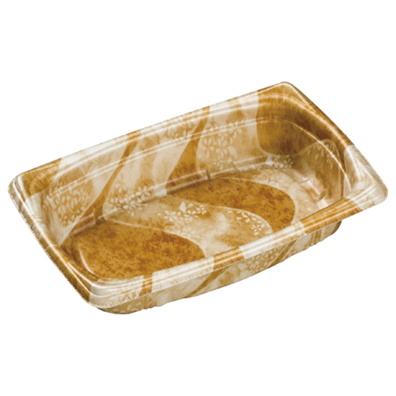 エフピコ 惣菜容器 MFP角デリ 本体 21-13(50) 香川茶W 25枚/袋(ご注文単位1袋)【直送品】