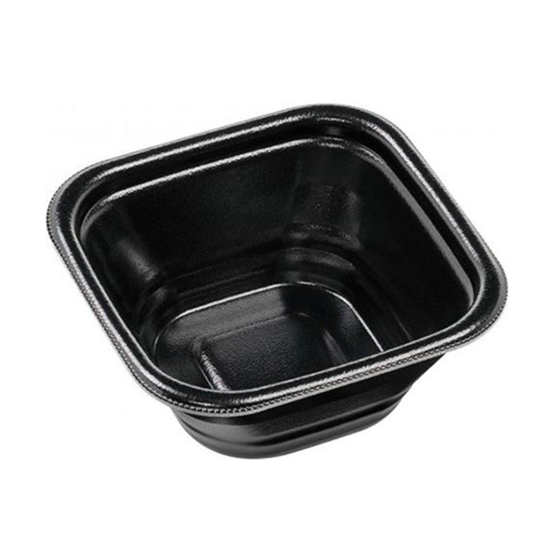 エフピコ 丼容器 DLV角丼 本体 14-14(61)MFP 黒W 50枚/袋(ご注文単位1袋)【直送品】