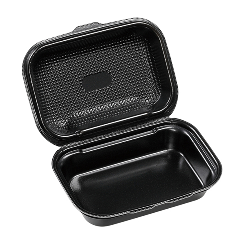 エフピコ 折蓋弁当容器 DLVボーノ 23-16 黒W 30個/袋（ご注文単位1袋）【直送品】