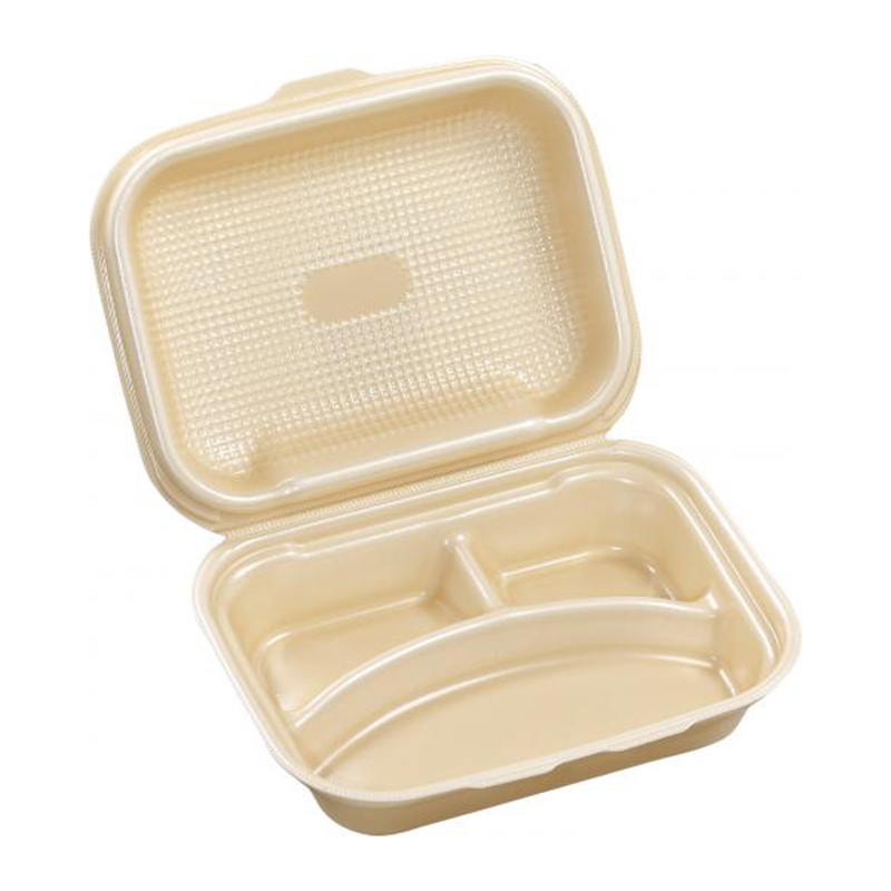 エフピコ 折蓋弁当容器 DLVボーノ 23-18-1 ベージュ 30枚/袋(ご注文単位1袋)【直送品】