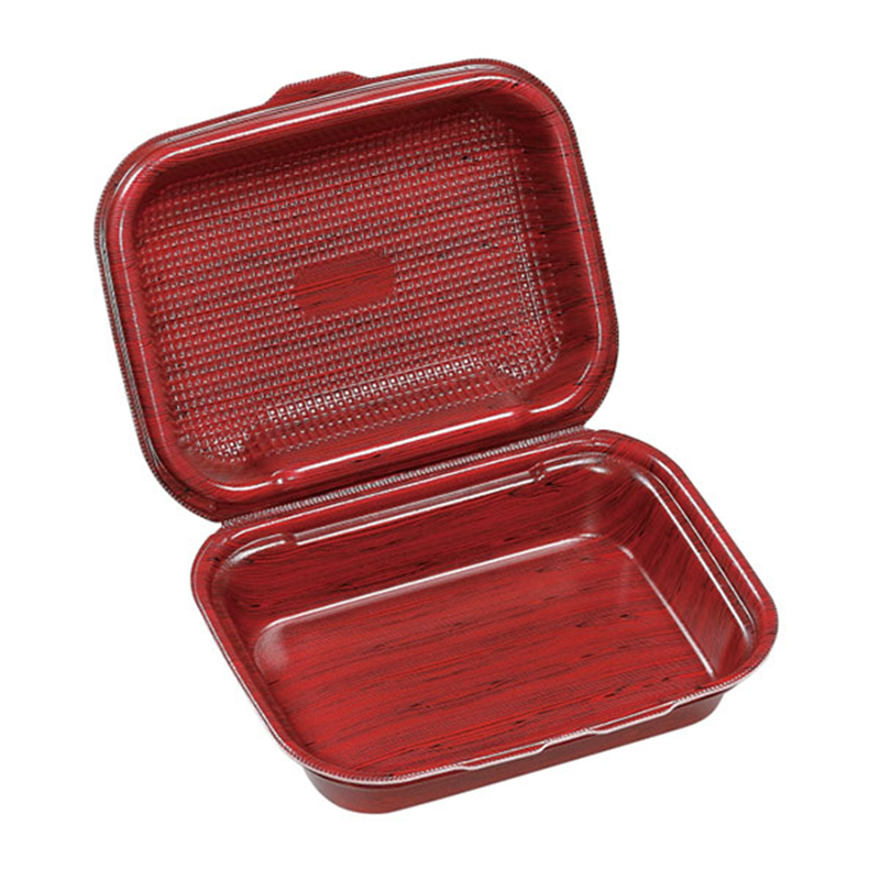 エフピコ 折蓋弁当容器 DLVボーノ 23-18 渋木目W 30個/袋（ご注文単位1袋）【直送品】