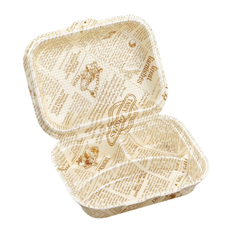 エフピコ 折蓋弁当容器 DLVボーノ 23-18-1 タイムス茶W 30個/袋(ご注文単位1袋)【直送品】