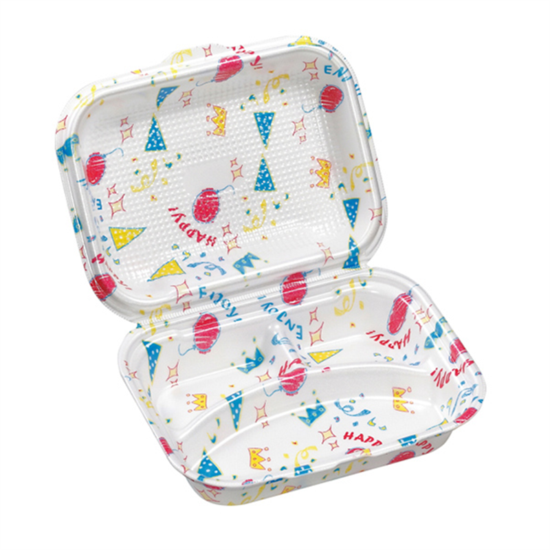 エフピコ 折蓋弁当容器 DLVボーノ 23-18-1 ジョイW 30個/袋(ご注文単位1袋)【直送品】