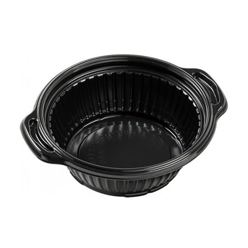 エフピコ 鍋型容器 DLVデリ 本体 15-13（45）MSD 黒 50枚/袋（ご注文単位1袋）【直送品】