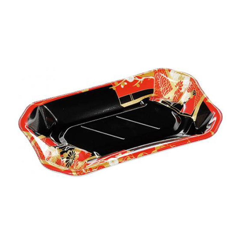 エフピコ 寿司容器 美彩 本体 1-3 花小町赤 50枚/袋（ご注文単位1袋）【直送品】