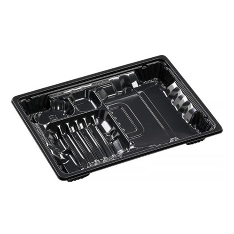 エフピコ 弁当容器 MSDアコード 本体 23-17-2 黒 50枚/袋（ご注文単位1袋）【直送品】