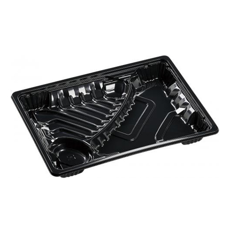エフピコ 弁当容器 MSDアコード 本体 23-17-3 黒 50枚/袋（ご注文単位1袋）【直送品】