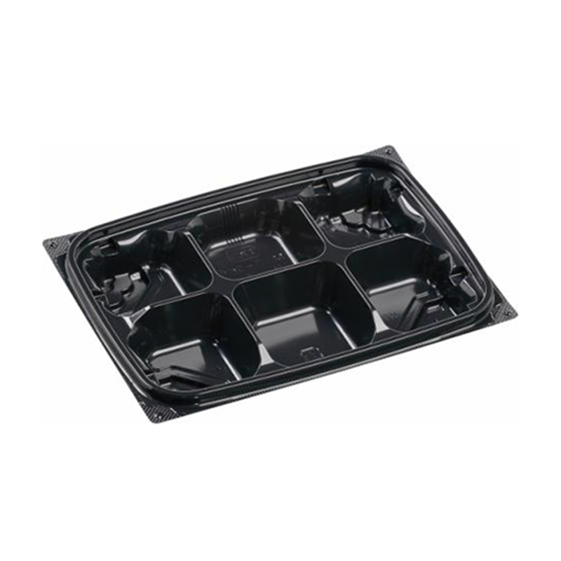 エフピコ 惣菜容器 MSD-SKR 本体 19-14-6 黒 50枚/袋（ご注文単位1袋）【直送品】