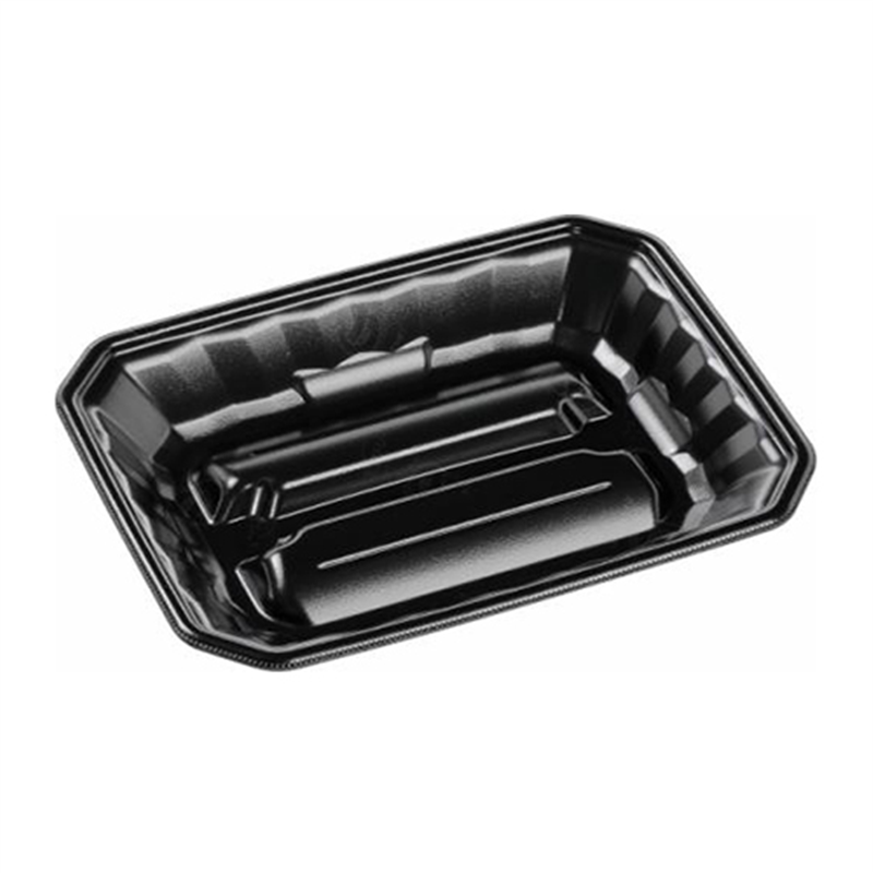 エフピコ 精肉用トレー メガプレート 20-26（37） エコ黒 50枚/袋（ご注文単位1袋）【直送品】