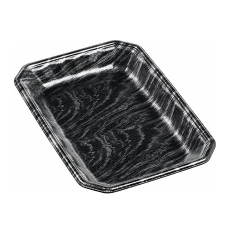 エフピコ 精肉用トレー メガプレート平 20-28（30） エコ黒木銀 100枚/袋（ご注文単位1袋）【直送品】