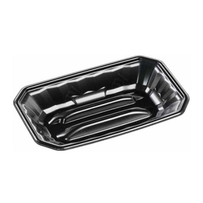 エフピコ 精肉用トレー メガプレート 25-15（37） エコ黒 50枚/袋（ご注文単位1袋）【直送品】