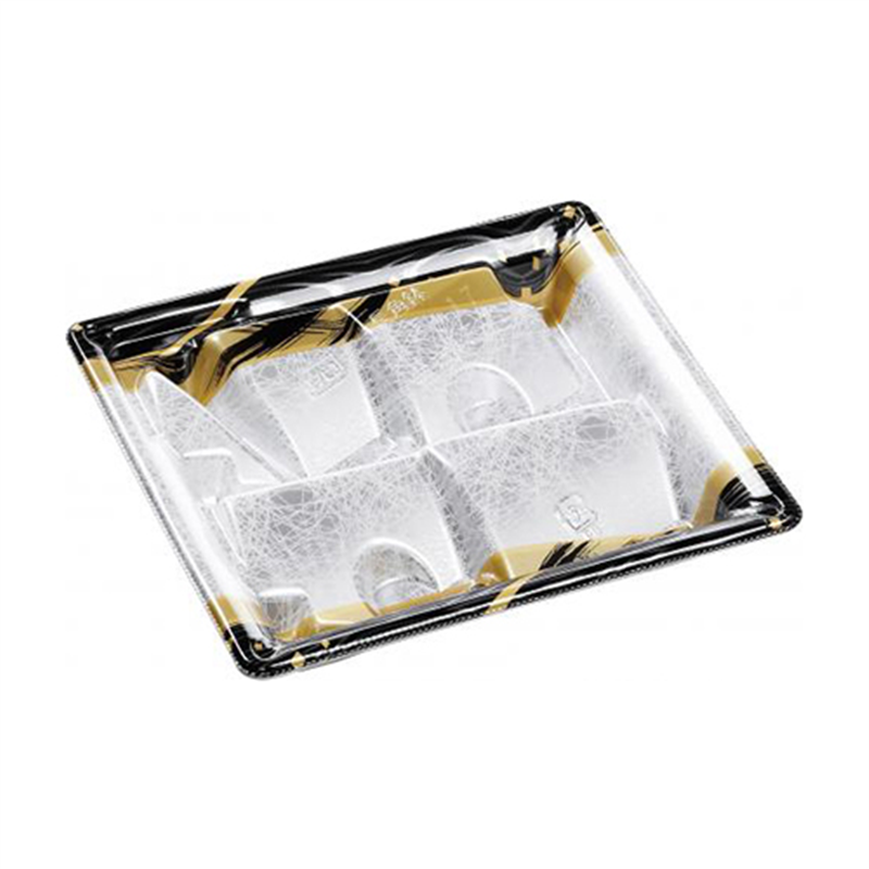 エフピコ 刺身容器 長角鉢TZ PT 本体 19-17 雪舟金 50枚/袋（ご注文単位1袋）【直送品】