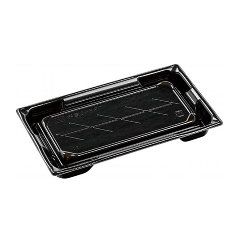 >エフピコ 寿司容器 鈴音 本体 2-5PT 黒W 50枚/袋(ご注文単位1袋)【直送品】