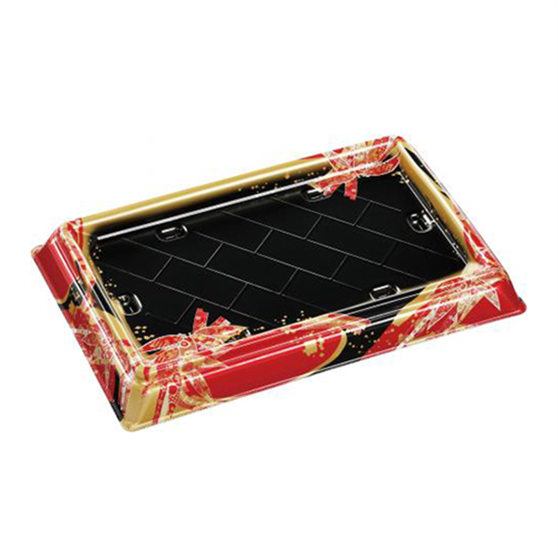 エフピコ 寿司桶容器 祝賀桶 本体 30-19 18貫PT おり姫赤 10枚/袋（ご注文単位1袋）【直送品】