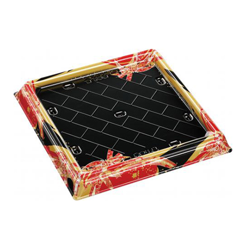 エフピコ 寿司桶容器 祝賀桶 本体 29-29 30貫PT おり姫赤 10枚/袋（ご注文単位1袋）【直送品】