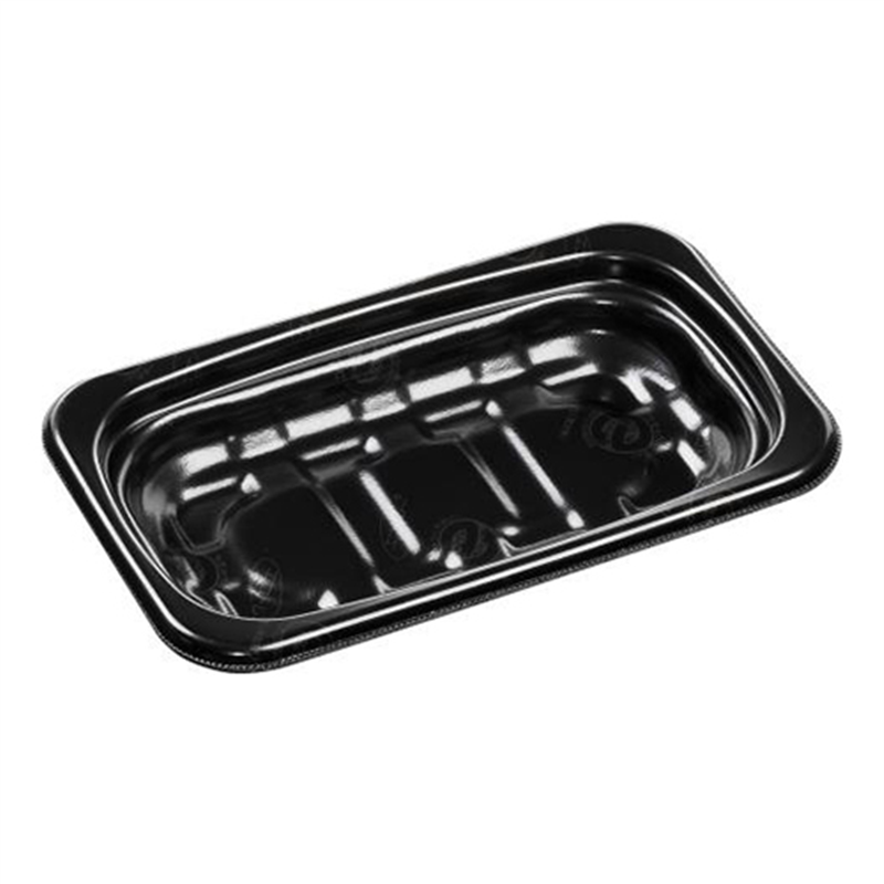 エフピコ 惣菜容器 BOX-25-15(37) 本体 エコ黒 25枚/袋(ご注文単位1袋)【直送品】